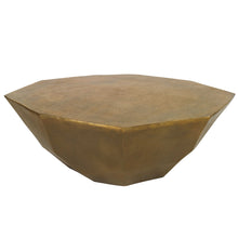 Load image into Gallery viewer, Gold Metal Coffee Table Large