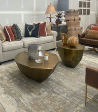 Load image into Gallery viewer, Gold Metal Coffee Table Medium