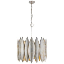 Load image into Gallery viewer, Silver Leaf Chandelier