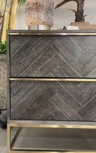 Load image into Gallery viewer, Dark Walnut Side Chest