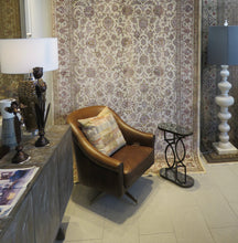 Load image into Gallery viewer, Brown Leather Swivel Chair