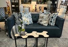 Load image into Gallery viewer, Custom Leather Blue Sofa