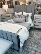 Load image into Gallery viewer, Fully Upholstered Queen Bed with Accents