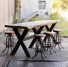 Load image into Gallery viewer, Large Rustic Roadhouse Table