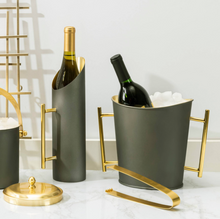 Load image into Gallery viewer, Gold Stainless Steel Wine Cooler