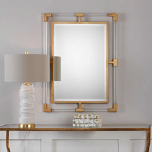 Load image into Gallery viewer, Clear and Gold Mirror
