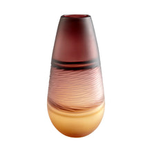 Load image into Gallery viewer, Plum And Amber Vase Tall
