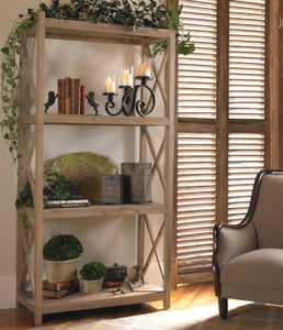 Light Wooden Etagere