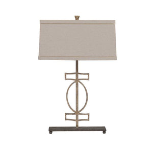 Gold Leaf Motif Table Lamp