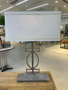 Gold Leaf Motif Table Lamp