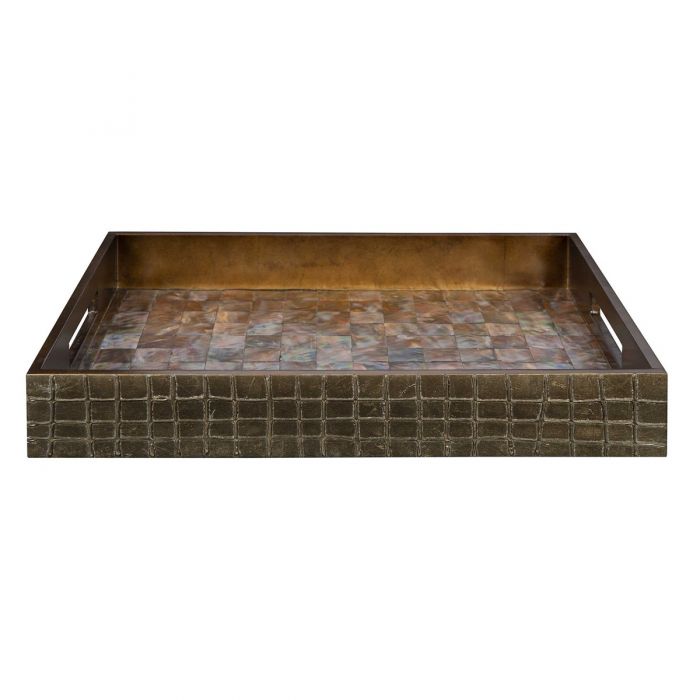 Bronze Croc Tray Large