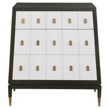Load image into Gallery viewer, Wood Pyramid Three Drawer Chest
