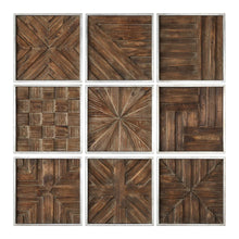 Load image into Gallery viewer, Rustic Wood Patterned Wall Squares
