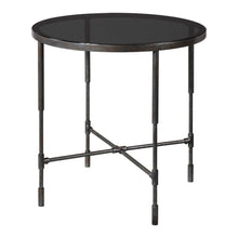 Load image into Gallery viewer, Round Black Side Table
