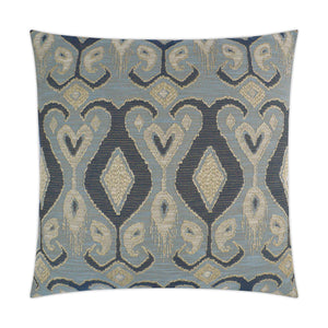 Blue Symbols Pillow