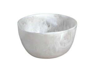 Deep White Marble Bowl