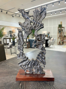 Melting Aluminum Sculpture