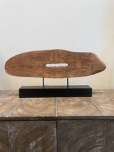 Load image into Gallery viewer, Oblong Wood Sculpture
