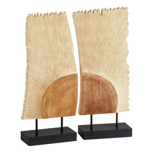 Load image into Gallery viewer, Ruffle Wooden Sculpture Set
