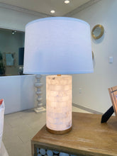 Load image into Gallery viewer, Himalayan Salt Tiled Table Lamp
