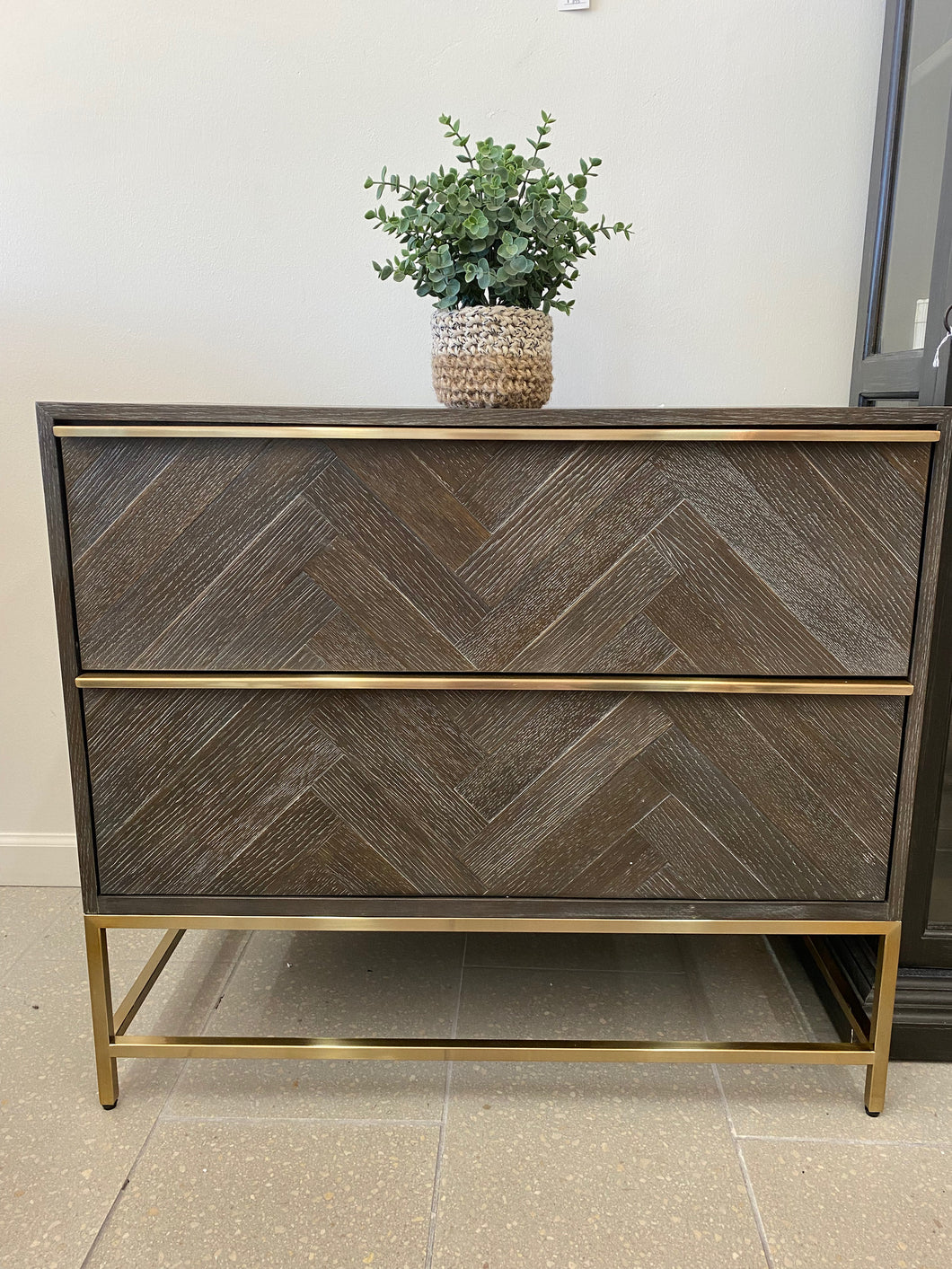 Dark Walnut Side Chest