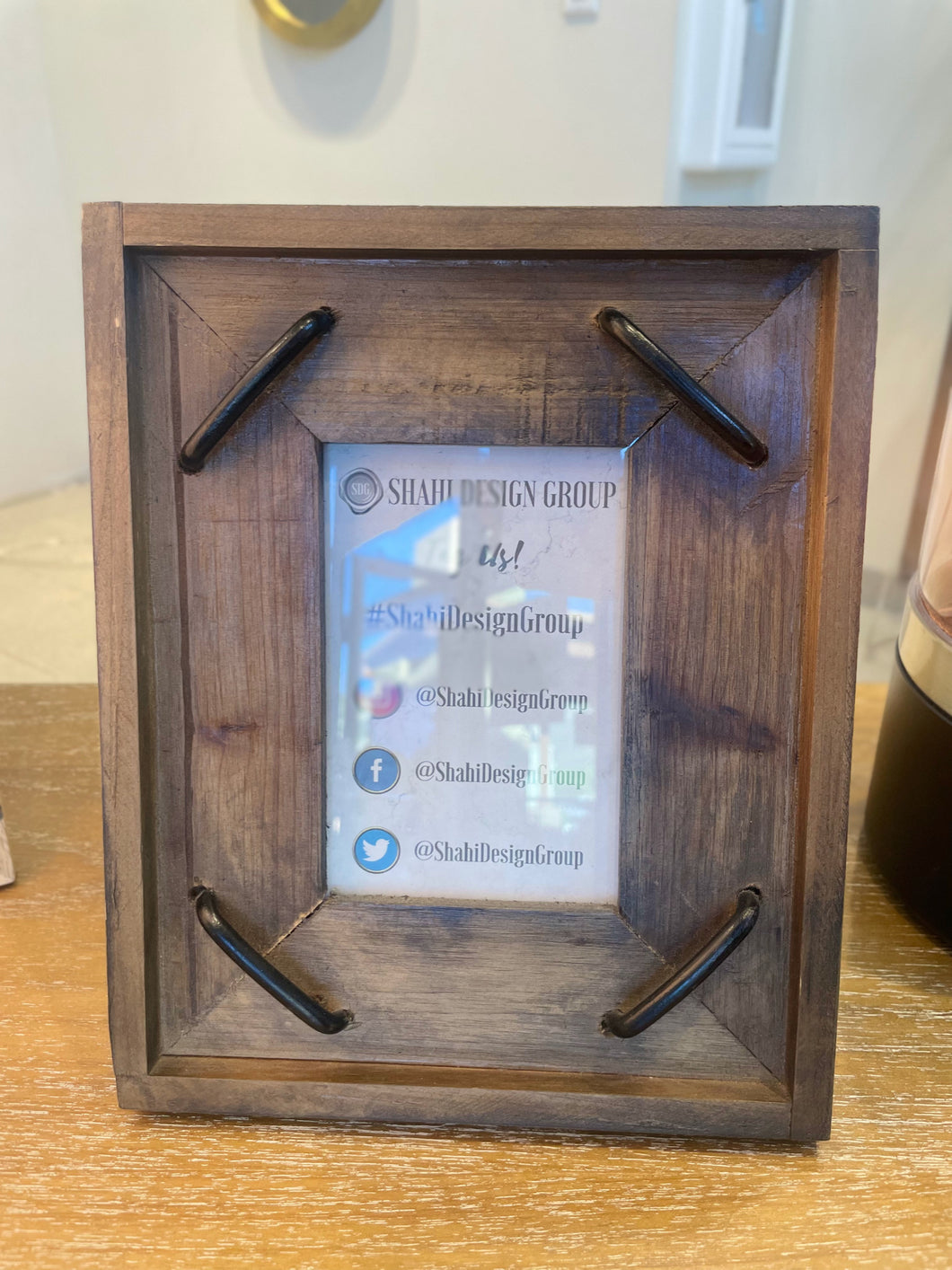 Wood Industrial Frame