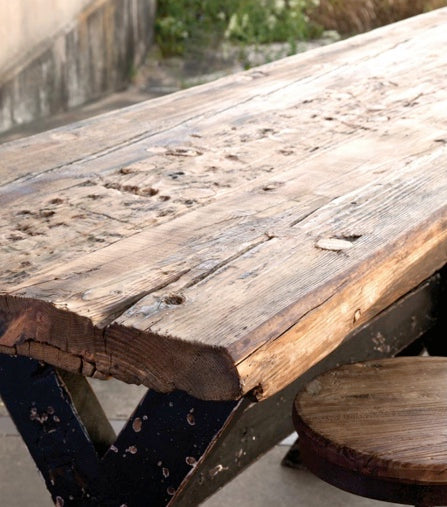 Large Rustic Roadhouse Table