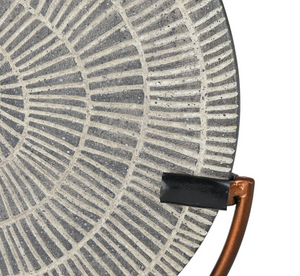 Etched Wheel Stone Sculpture