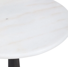 Load image into Gallery viewer, Iron White Marble Side Table
