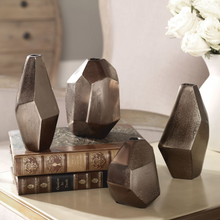 Load image into Gallery viewer, Level Matte Nickel Vases Set
