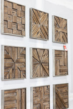 Load image into Gallery viewer, Rustic Wood Patterned Wall Squares
