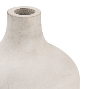 Matte White Tapered Vase Large