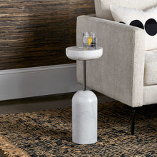 Load image into Gallery viewer, Round Marble Drink Table
